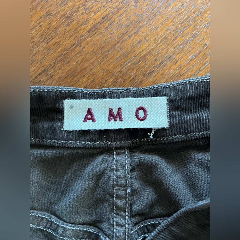 AMO CHLOE CROP CORDUROY. Chestnut Brown. Size 28. EUC. - Picture 6 of 9